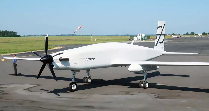 Turgis & Gaillard start in Oekraïne de productie van Aarok drones, die snelheden kunnen halen van 463 km/u, kunnen klimmen tot een hoogte van meer dan 9 km en Hellfire en Akeron MP raketten kunnen dragen.