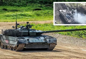Oekraïense aanvalsploeg vernietigde Russische verbeterde T-80BVM ...
