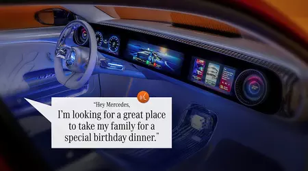 Mercedes-Benz en Google gaan de AI-gestuurde spraakassistent leren op een inzetbare manier te reageren op zoekopdrachten op Google Maps