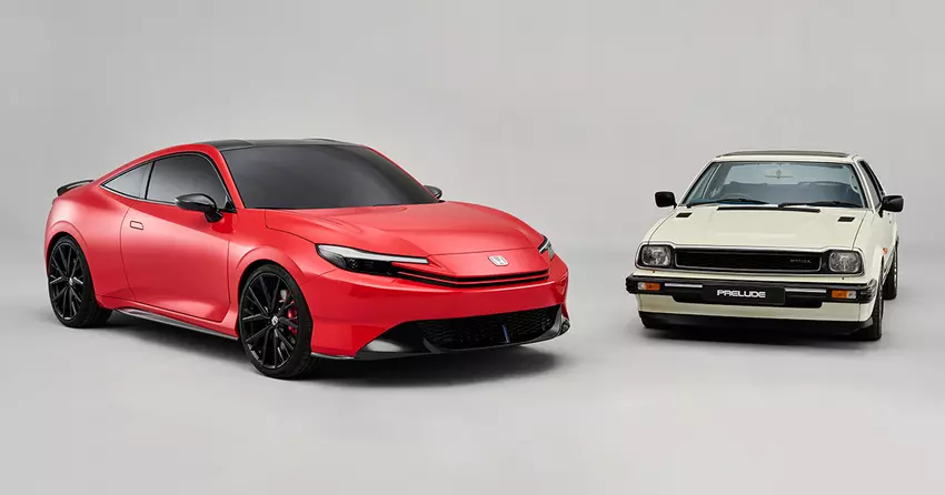 Honda Prelude concept en eerste generatie Prelude