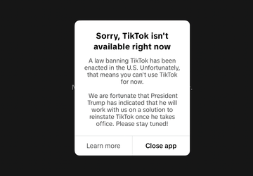 De apps TikTok en CapCut zijn ...