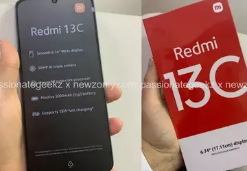 Redmi 13C 4G in groene kleur, ...