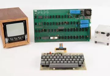 Een werkend exemplaar van de Apple-1 ...