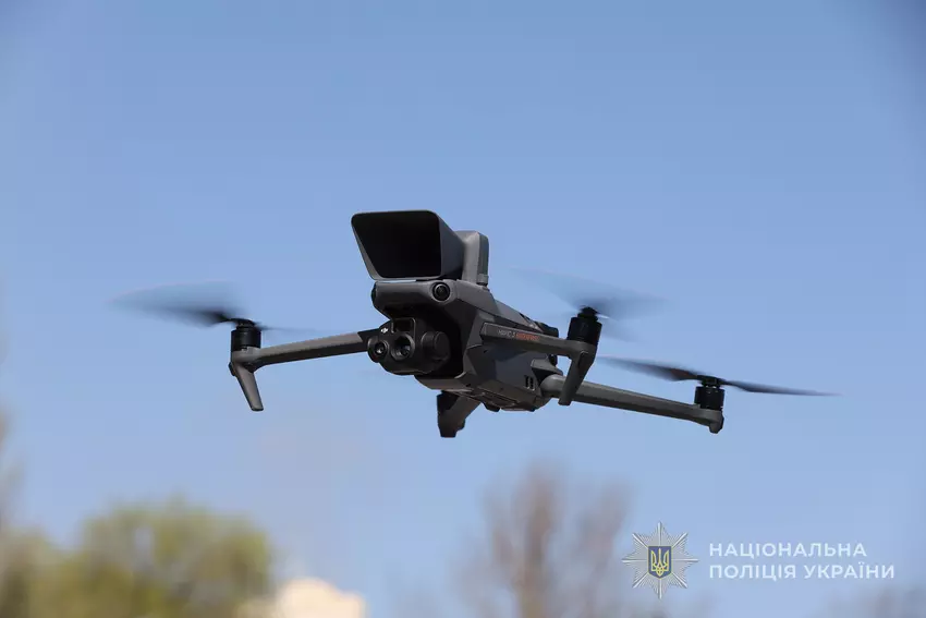 DJI Mavic 3 drone. Illustratie: Nationale Politie van Oekraïne