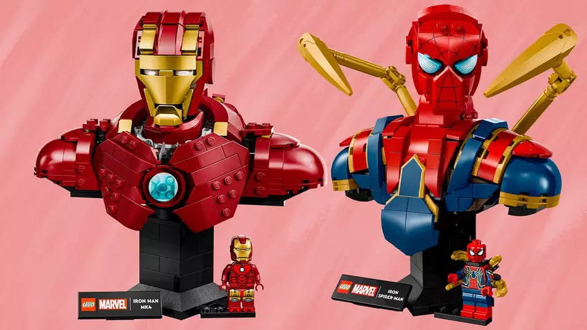 Bouw je favoriete superheld met je eigen handen: LEGO heeft de eerste collectie mini-busten van Marvel-universum personages onthuld