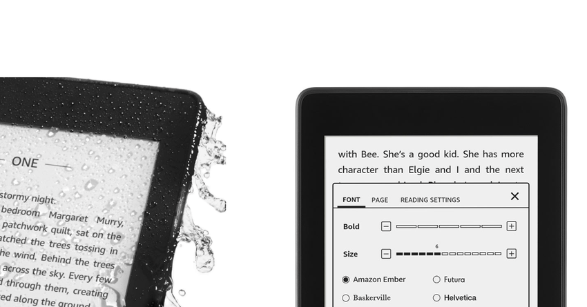 AMAZON KINDLE PAPERWHITE apparaat om naar audioboeken te luisteren