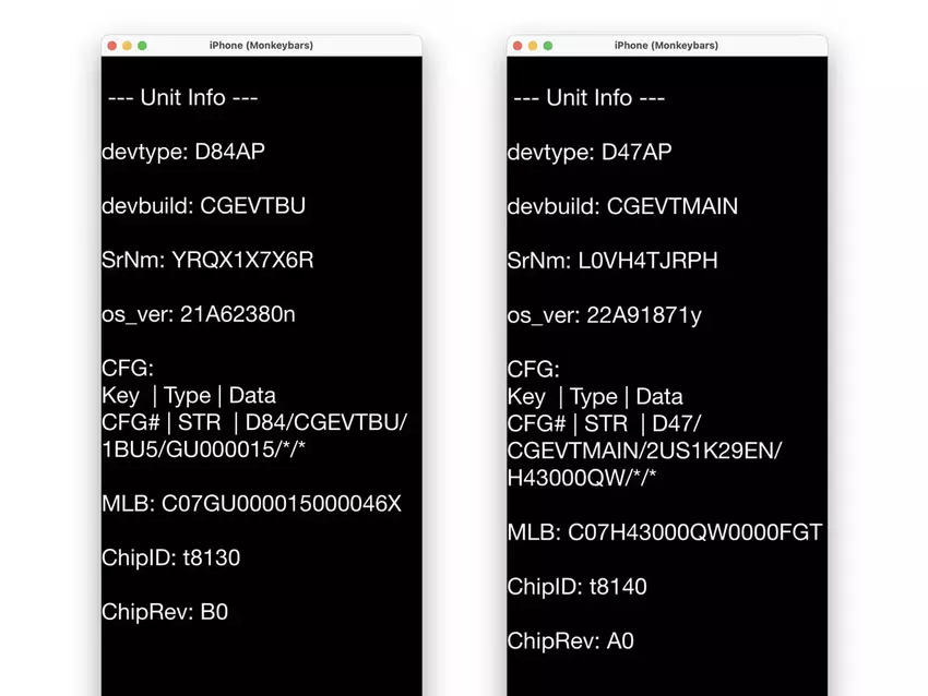 De interne build van iOS 18. Illustratie: BiliBili