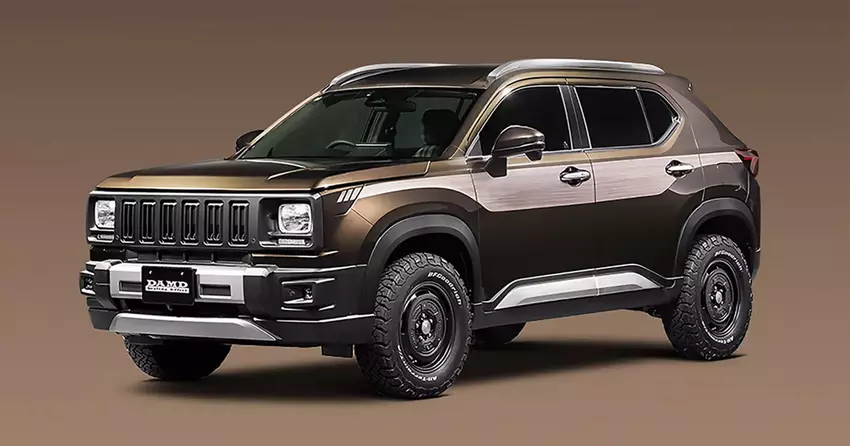 De Japanse tuningstudio DAMD heeft van een Honda crossover een Jeep-achtige auto uit de jaren 1990 gemaakt.