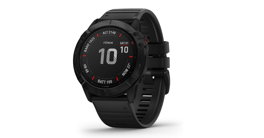 GARMIN FENIX 6X SAPPHIRE MULTISPORT fitnessTracker geen telefoon