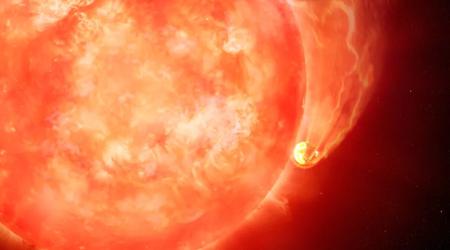 Astronomen hebben een ster een planeet zien opslokken - hetzelfde zal met de aarde gebeuren als de zon begint te sterven