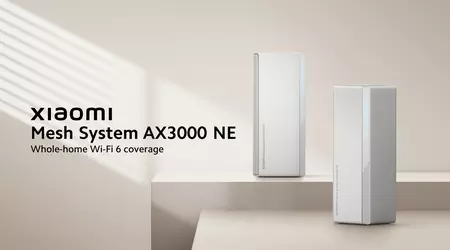 Xiaomi heeft het AX3000 NE Mesh-systeem met WiFi 6-ondersteuning op de wereldmarkt gebracht. 