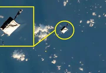 NASA-astronauten verloren een tas met gereedschap ...