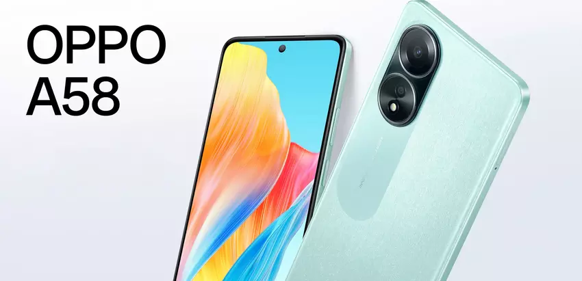 OPPO A58 4G: FHD+ beeldscherm, MediaTek Helio G85 chip, 50 MP dubbele camera en IPX4 bescherming