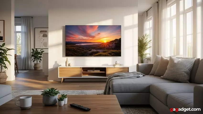 4K TV 55 inch woonkamer