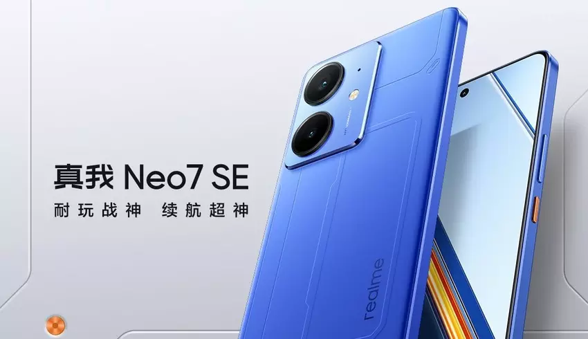 Realme heeft het ontwerp van de nieuwe Neo7 SE in verschillende kleuren onthuld en de lanceerdatum bekendgemaakt