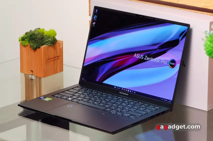 Exterior of the ASUS Zenbook Pro 14 OLED