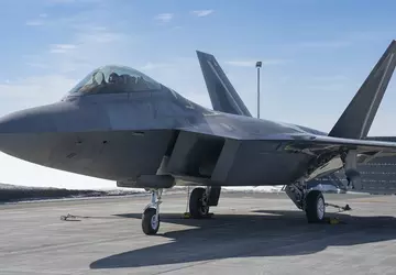 De Amerikaanse luchtmacht heeft een F-22 ...