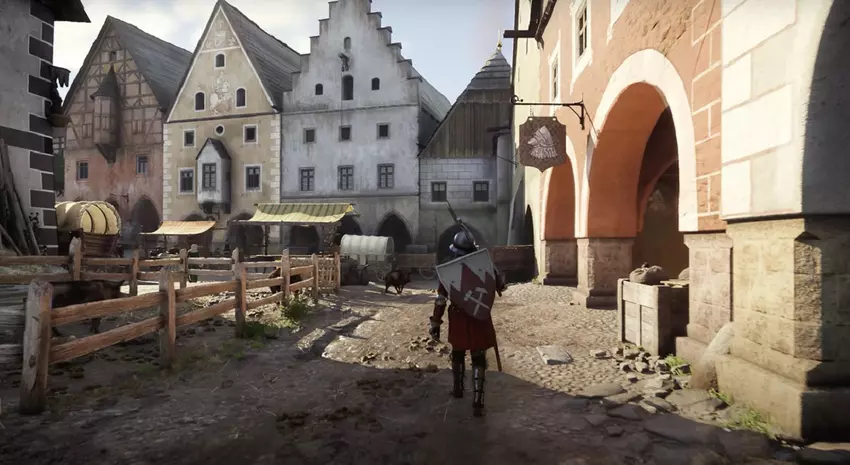 Zoek 10 verschillen: Kingdom Come: Deliverance 2's nieuwe video laat de verbluffende overeenkomst zien tussen de straten van Kuttenberg en de echte Tsjechische stad