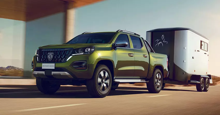 Peugeot Landtrek pick-up truck is vernieuwd: nieuw design, moderne technologie en een krachtigere motor