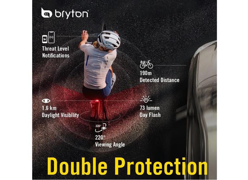 Bryton Gardia R300L slimme fietsachterlichtradar