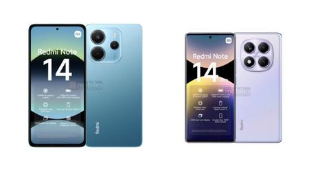 Een lek heeft het ontwerp en de specificaties van de aankomende Redmi Note 14 4G en Redmi Note 14 Pro 4G smartphones onthuld
