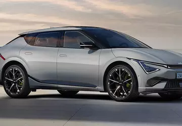 De vernieuwde Kia EV6 heeft gesimuleerde ...