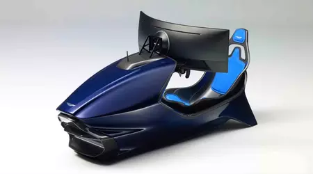 Aston Martin en Curv Racing hebben een nieuwe simulator van 90.000 dollar onthuld - met een RTX 5090 en een koolstofvezel monocoque.