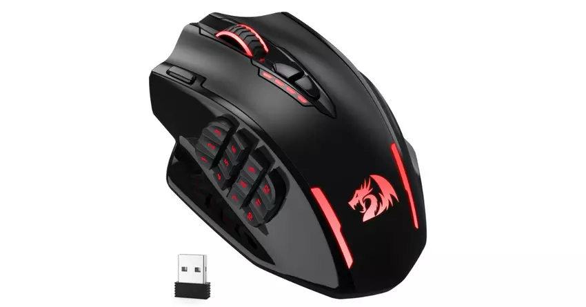 Redragon M913 Impact Elite gaming muis met zijknoppen