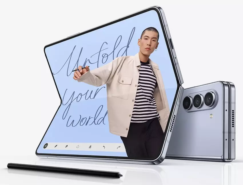 Samsung Galaxy Fold 5 heeft de december Android 14 beveiligingspatch ontvangen in Europa