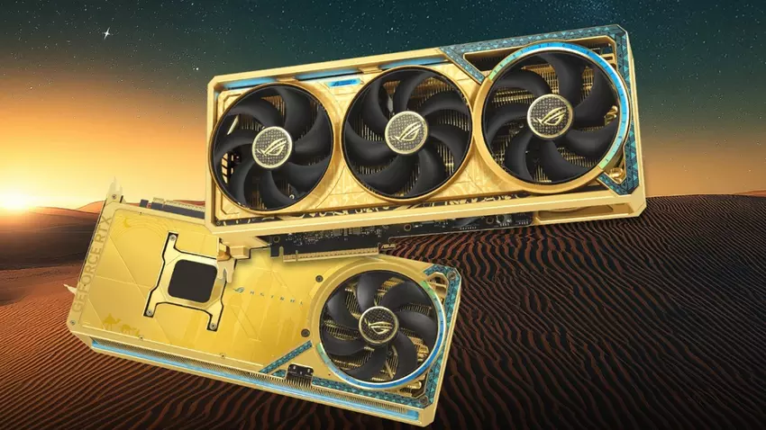 Het is geen metafoor: Asus heeft een partij exclusieve gouden RTX 5090 grafische kaarten uitgebracht