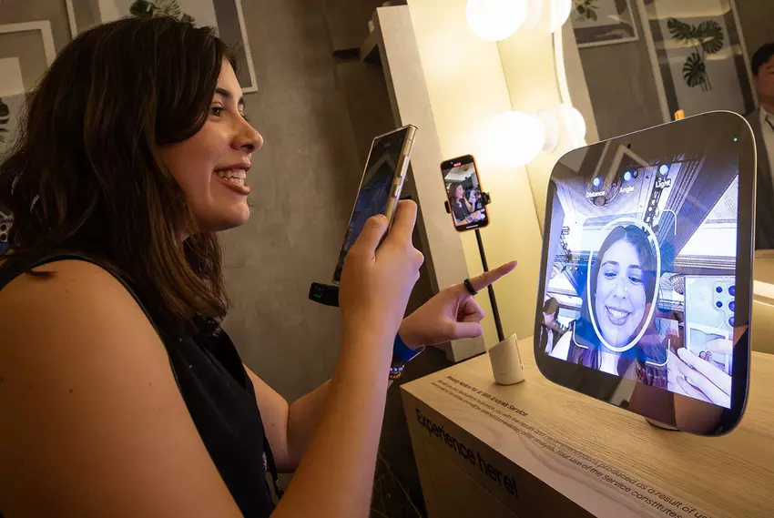 Samsung laat de MICRO LED Beauty slimme spiegel zien: deze kan de huid analyseren en verzorgingsadviezen geven