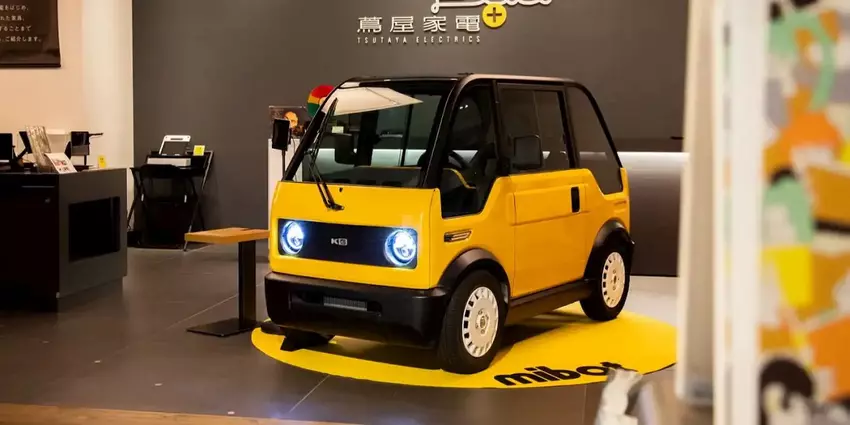 Tesla in paniek: Japanse startup bood een budget elektrische auto aan, de mibot mini EV, voor $7000