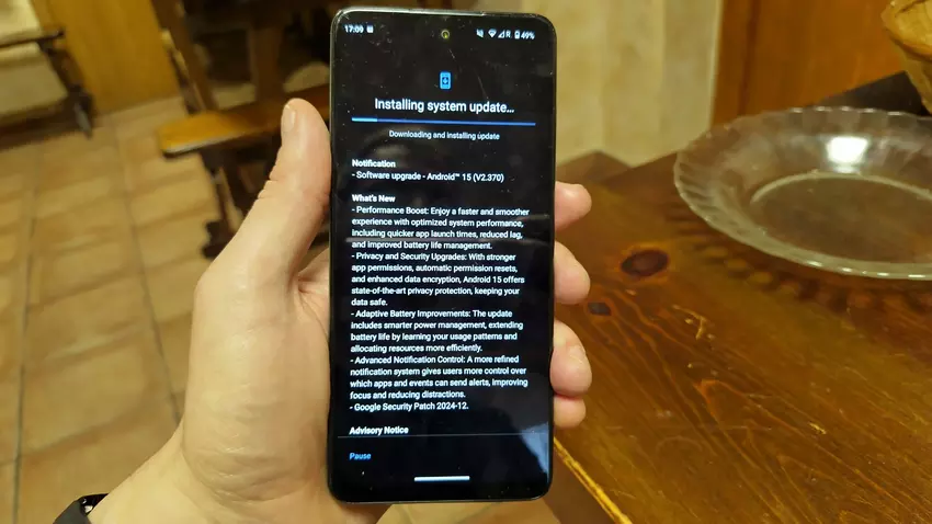 Android 15-update voor HMD Pulse Pro