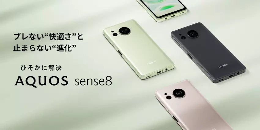 Sharp Aquos Sense 8 - Snapdragon 6 Gen 1, 180Hz IGZO OLED-scherm, NFC, 50MP camera en IP68 waterbescherming voor $415