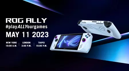 Het is officieel: ASUS onthult ROG Ally gaming console met 120Hz-scherm en AMD-chip op evenement op 11 mei