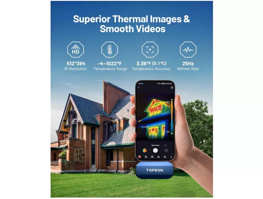 TOPDON TC001 thermische telefooncamera