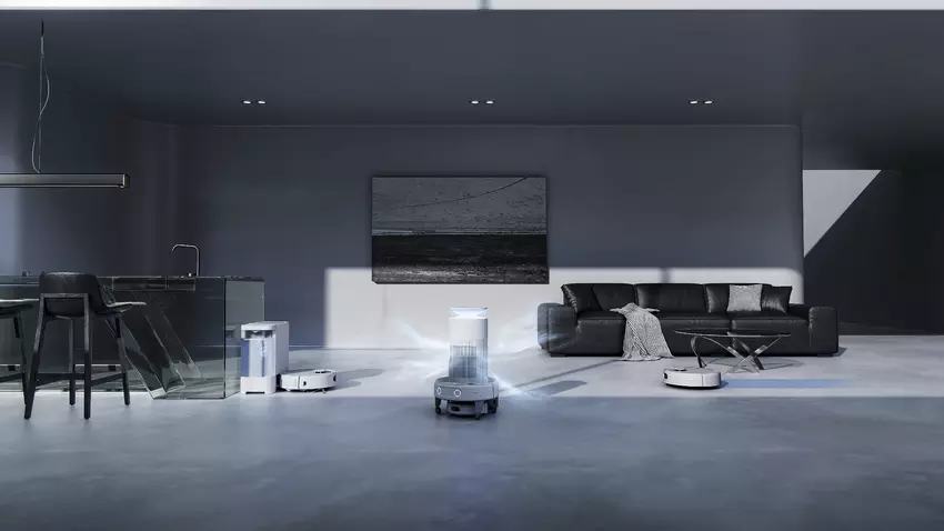 De lucht reinigen met de SwitchBot K20+ Pro. Illustratie: SwitchBot