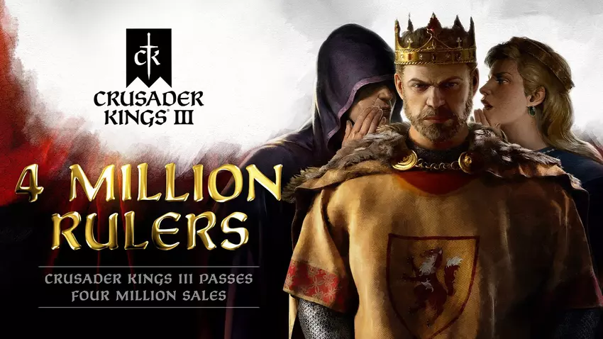 Crusader Kings III verliest geen populariteit: de verkoop van het grand strategy-spel heeft de 4 miljoen exemplaren overschreden