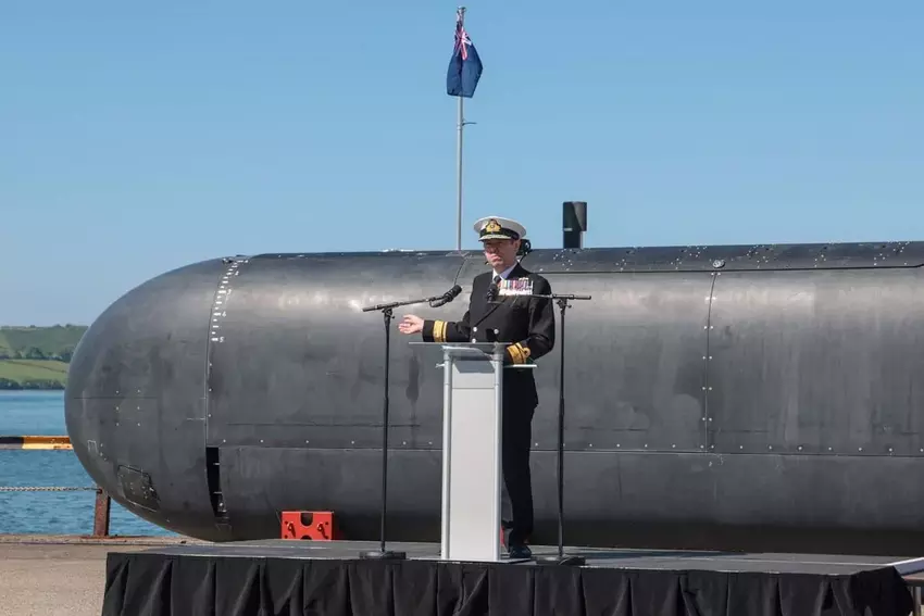 De Excalibur onbemande onderzeeër. Illustratie: Koninklijke Marine