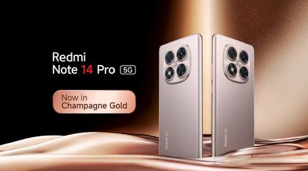 Redmi Note 14 Pro en Pro+ zijn nu beschikbaar in de elegante Champagne Gouden kleur