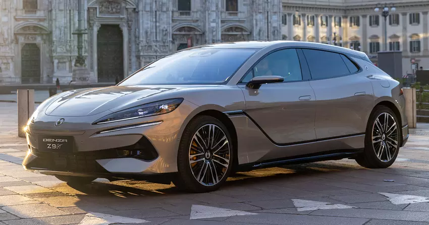 BYD heeft het premium merk Denza in Europa geïntroduceerd en het Z9GT-model, dat ter plaatse draait