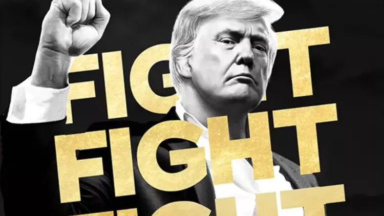 Donald Trump kondigde de lancering aan ...