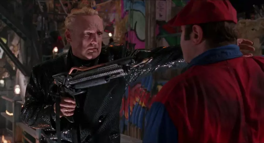Een still uit de film Super Mario Bros. uit 1993.