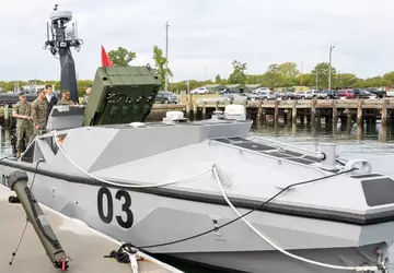 US Marine Corps toont onbemand schip ...