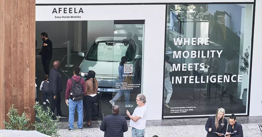 Sony Honda Mobility heeft de eerste showroom voor de AFEELA EV geopend in Los Angeles - verkoop start in 2026