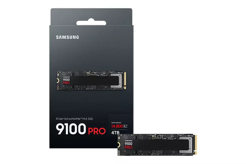 Samsung heeft de ultrasnelle 9100 Pro SSD onthuld in de VS met ondersteuning voor PCIe 5.0 en leessnelheden van 14.800 MB/s.