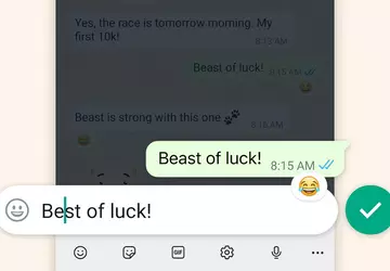 Tot slot heeft WhatsApp een bewerkingsfunctie ...