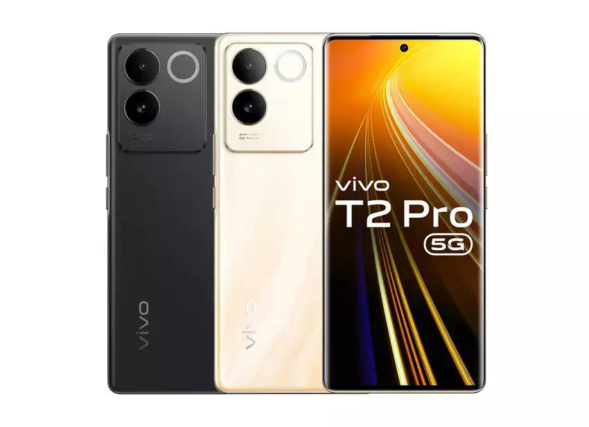 vivo T2 Pro 5G: 120Hz gebogen AMOLED-scherm, Dimensity 7200-chip en 64 MP camera met OIS voor $289