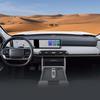 Interieur van de Maxus Interstellar X pick-up truck