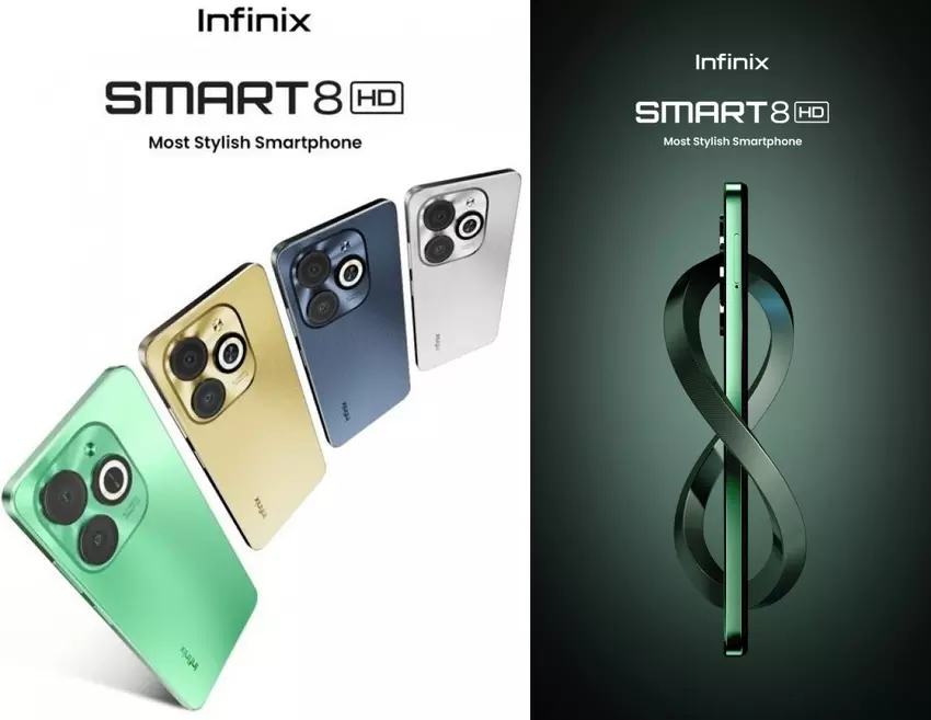 Infinix Smart 8 HD is een budgetsmartphone van $75 met Apple iPhone 15 Pro-ontwerp